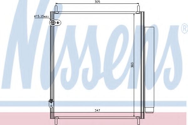 Конденсатор, кондиционер NISSENS 940284