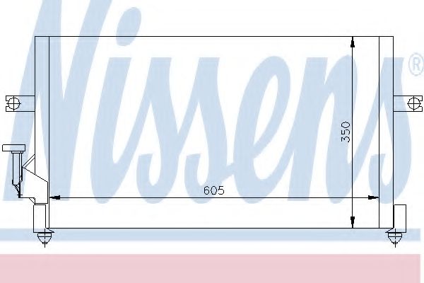 Конденсатор, кондиционер NISSENS 94410