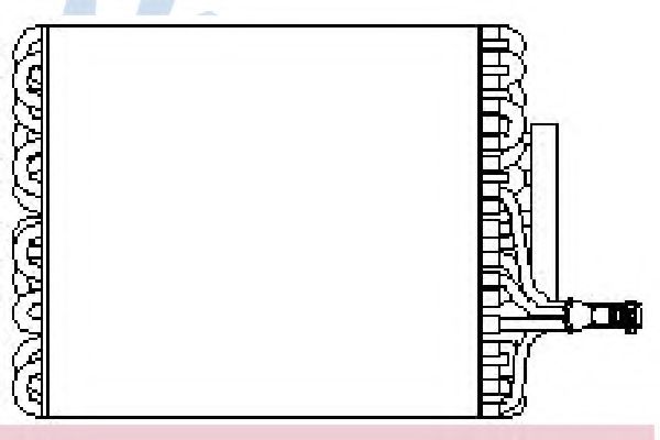 Испаритель, кондиционер NISSENS 92135