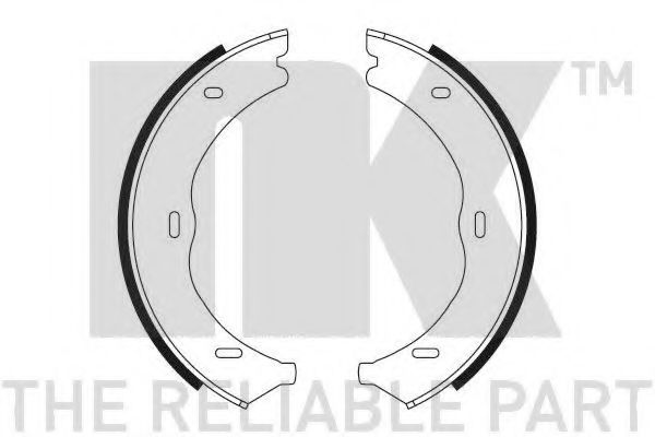 Комплект тормозных колодок; Комплект тормозных колодок, стояночная тормозная система NK 2733722