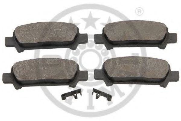 Комплект тормозных колодок, дисковый тормоз OPTIMAL 12358