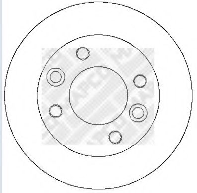 Тормозной диск MAPCO 15282
