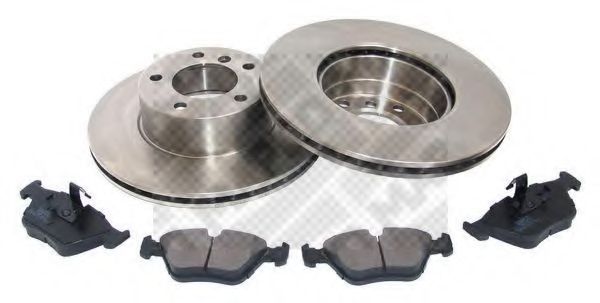 Комплект тормозов, дисковый тормозной механизм MAPCO 47887