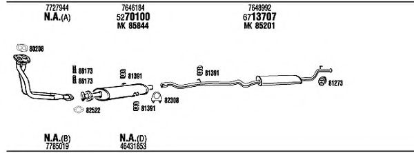 Система выпуска ОГ FONOS FI50017