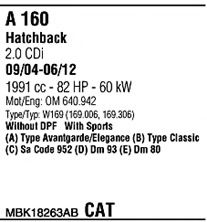Система выпуска ОГ FONOS MBK18263AB
