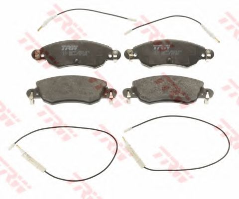 Комплект тормозных колодок, дисковый тормоз TRW 23276
