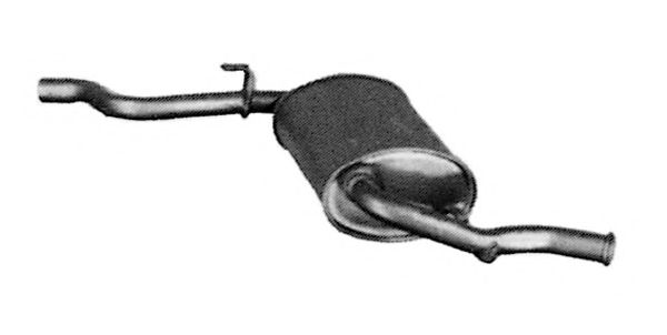 Глушитель выхлопных газов конечный IMASAF 39.28.07