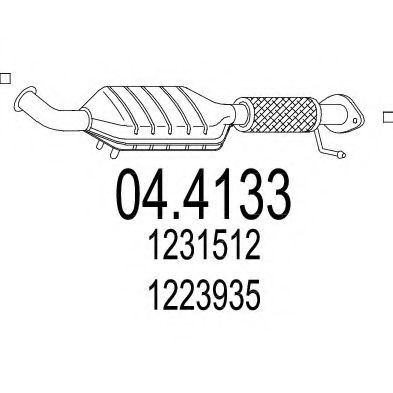 Катализатор MTS 04.4133