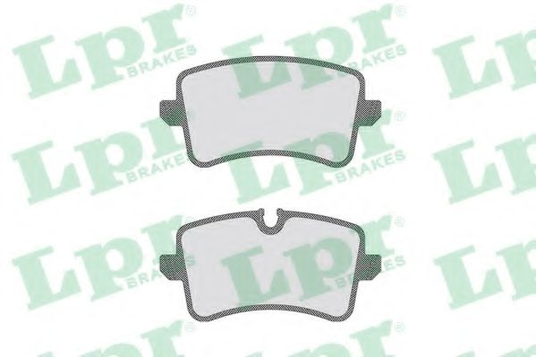 Комплект тормозных колодок, дисковый тормоз LPR 05P1826
