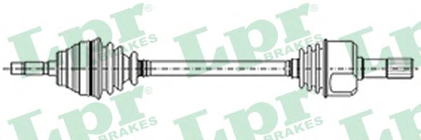 Приводной вал LPR DS21096
