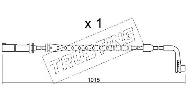 Сигнализатор, износ тормозных колодок TRUSTING SU.221