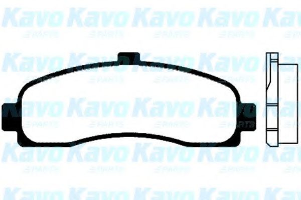 Комплект тормозных колодок, дисковый тормоз KAVO PARTS BP-6525