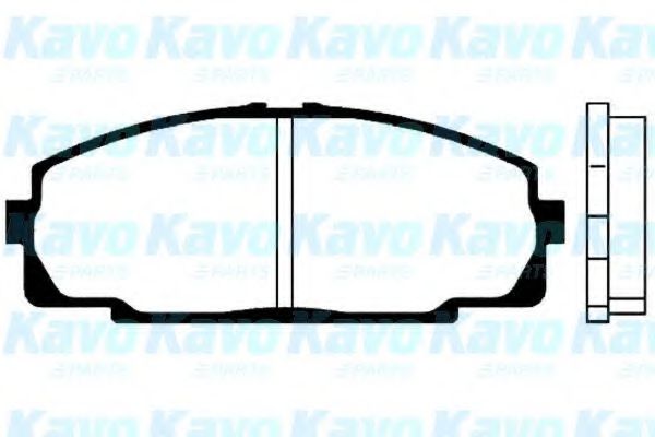 Комплект тормозных колодок, дисковый тормоз KAVO PARTS BP-9011