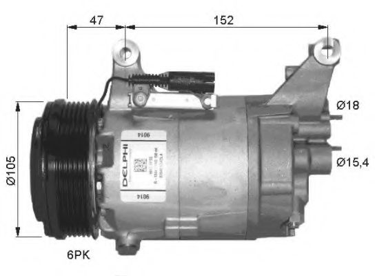 Компрессор, кондиционер NRF 32409G