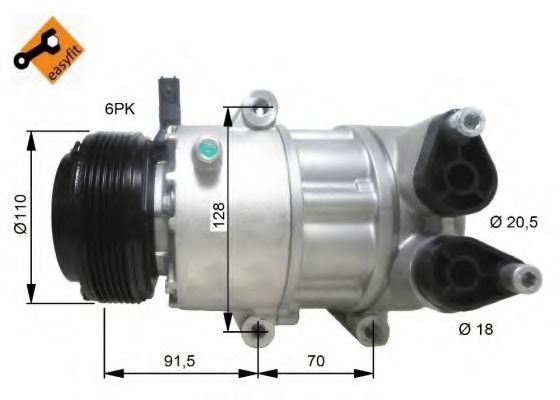 Компрессор, кондиционер NRF 32812