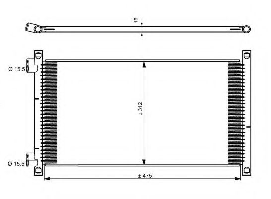 Конденсатор, кондиционер NRF 35490