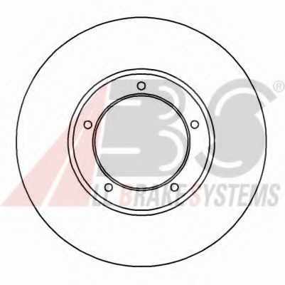 Тормозной диск A.B.S. 15827