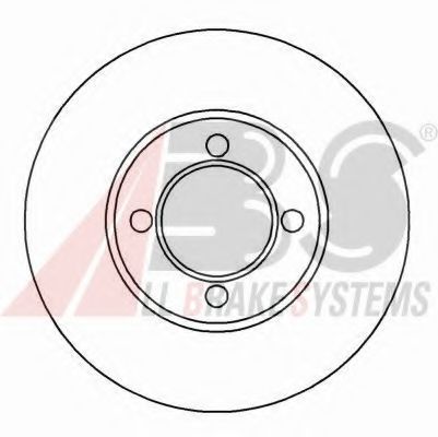 Тормозной диск A.B.S. 15837