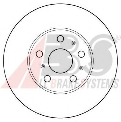 Тормозной диск A.B.S. 16021