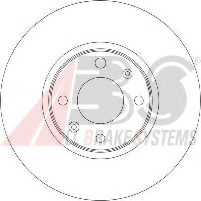 Тормозной диск A.B.S. 16901 OE