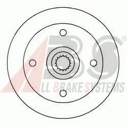 Тормозной барабан A.B.S. 7161-S