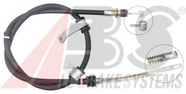 Трос, стояночная тормозная система A.B.S. K17328