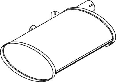 Средний / конечный глушитель ОГ IMASAF 12021