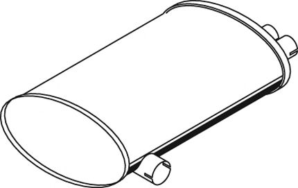 Средний / конечный глушитель ОГ DINEX 69318