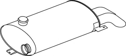 Средний / конечный глушитель ОГ ZARA 10711