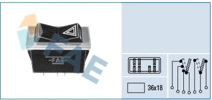 Указатель аварийной сигнализации FAE 62340