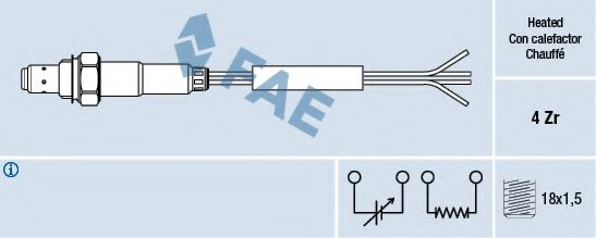 Лямбда-зонд FAE 77004