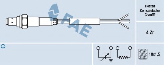 Лямбда-зонд FAE 77008