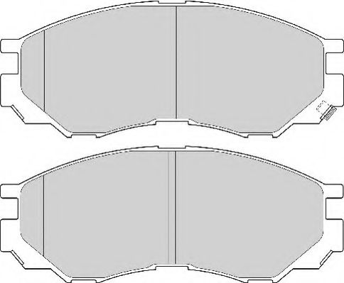 Комплект тормозных колодок, дисковый тормоз NECTO FD6913A
