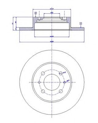 Тормозной диск CAR BS7210