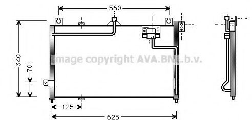 Конденсатор, кондиционер AVA QUALITY COOLING MZ5125