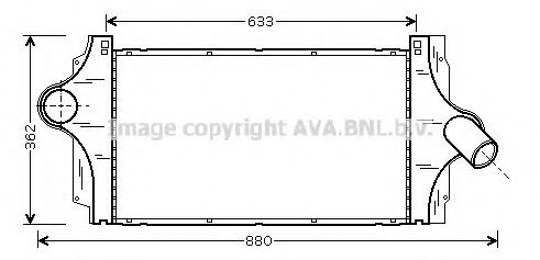 Интеркулер AVA QUALITY COOLING RT4296