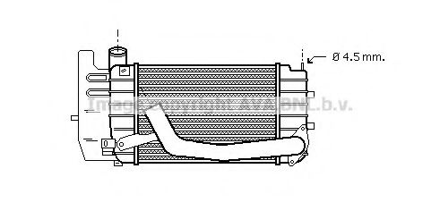 Интеркулер AVA QUALITY COOLING TO4361