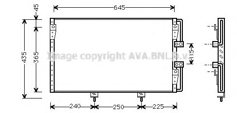 Конденсатор, кондиционер AVA QUALITY COOLING TO5226