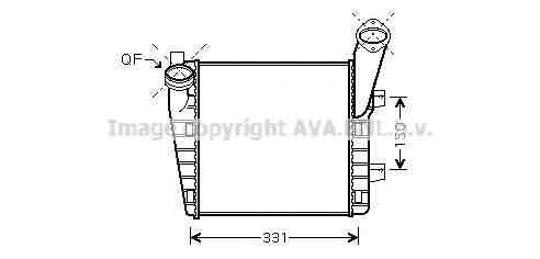 Интеркулер AVA QUALITY COOLING VWA4235
