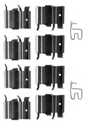 Комплектующие, колодки дискового тормоза MGA A178