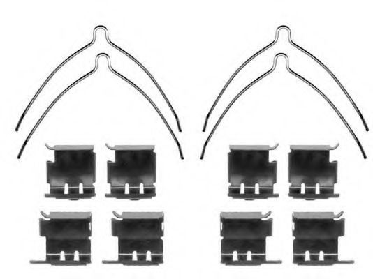 Комплектующие, колодки дискового тормоза MGA A181