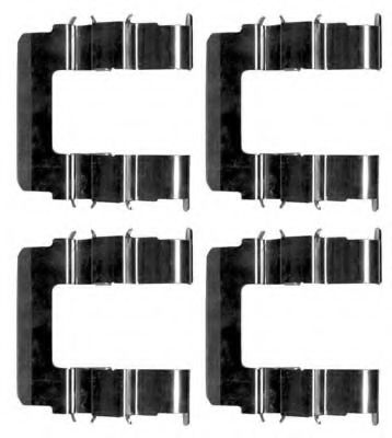 Комплектующие, колодки дискового тормоза MGA A254