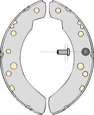 Комплект тормозных колодок MGA M646