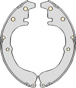 Комплект тормозных колодок MGA M668