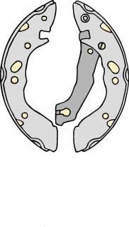 Комплект тормозных колодок MGA M690