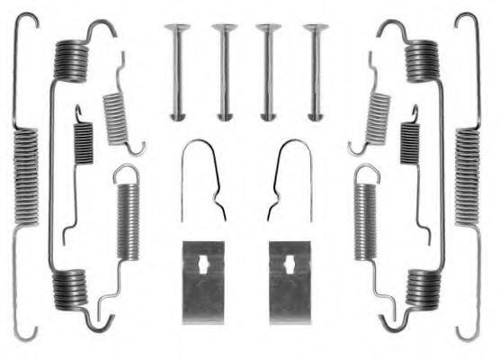 Комплект тормозов, барабанный тормозной механизм DELPHI 1066