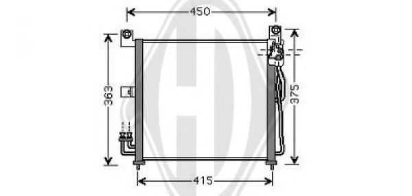 Конденсатор, кондиционер DIEDERICHS 8650500