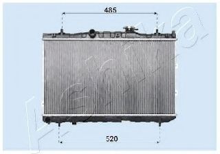 Радиатор, охлаждение двигателя ASHIKA RDA333030