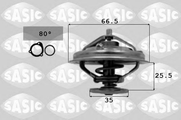 Термостат, охлаждающая жидкость SASIC 3306070