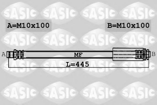 Тормозной шланг SASIC 6606031